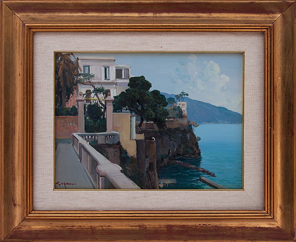 pasquale monaco: Veduta Amalfitana 